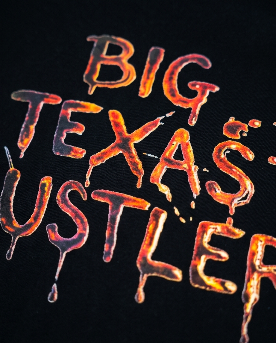 Big Texas — Urban Shirt & Short Set (Size M) — One‑of‑a‑Kind Streetwear