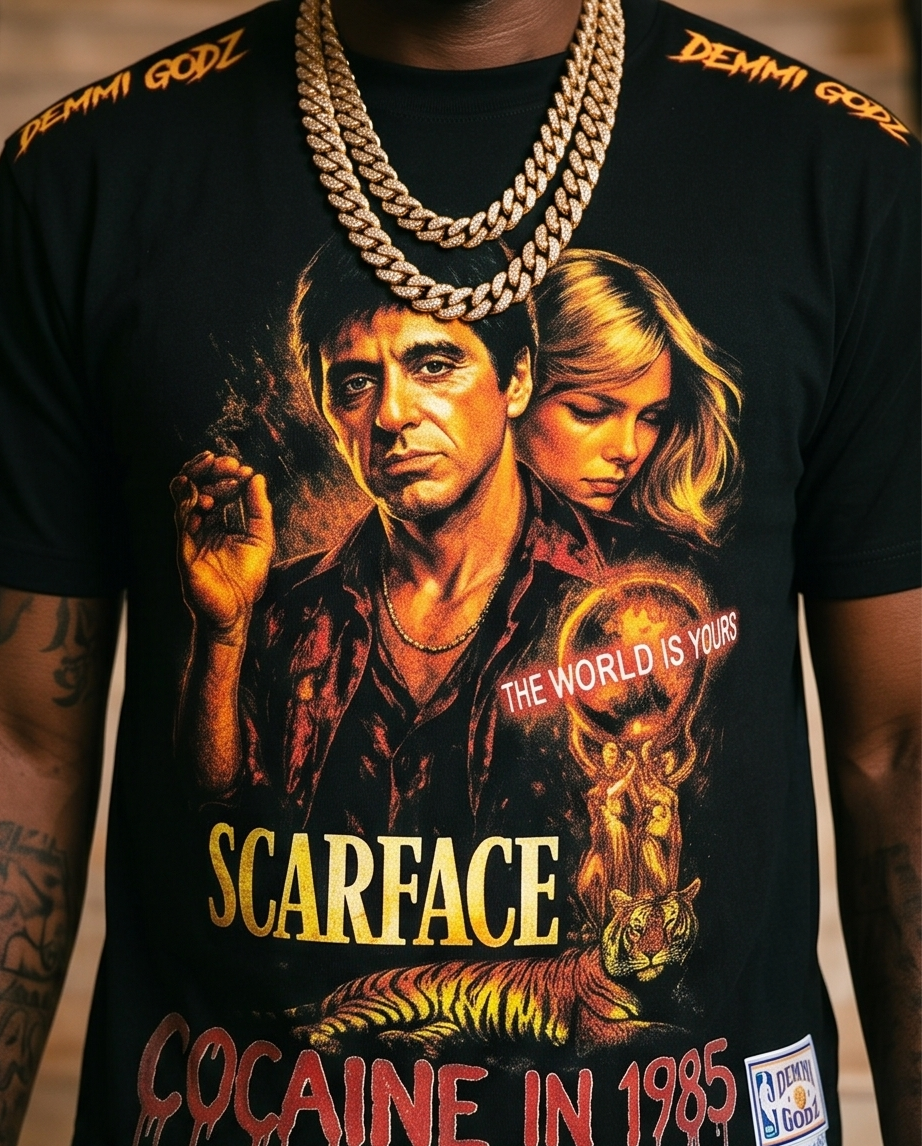 Scarface Urban Shirt & Short Set — Size M