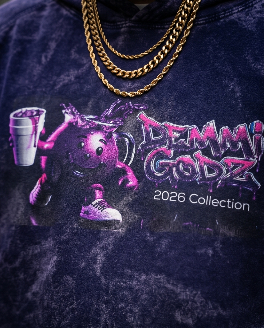 Urban Vintage Wash Oversized Purple Hoodie — 2XL (One of a Kind)