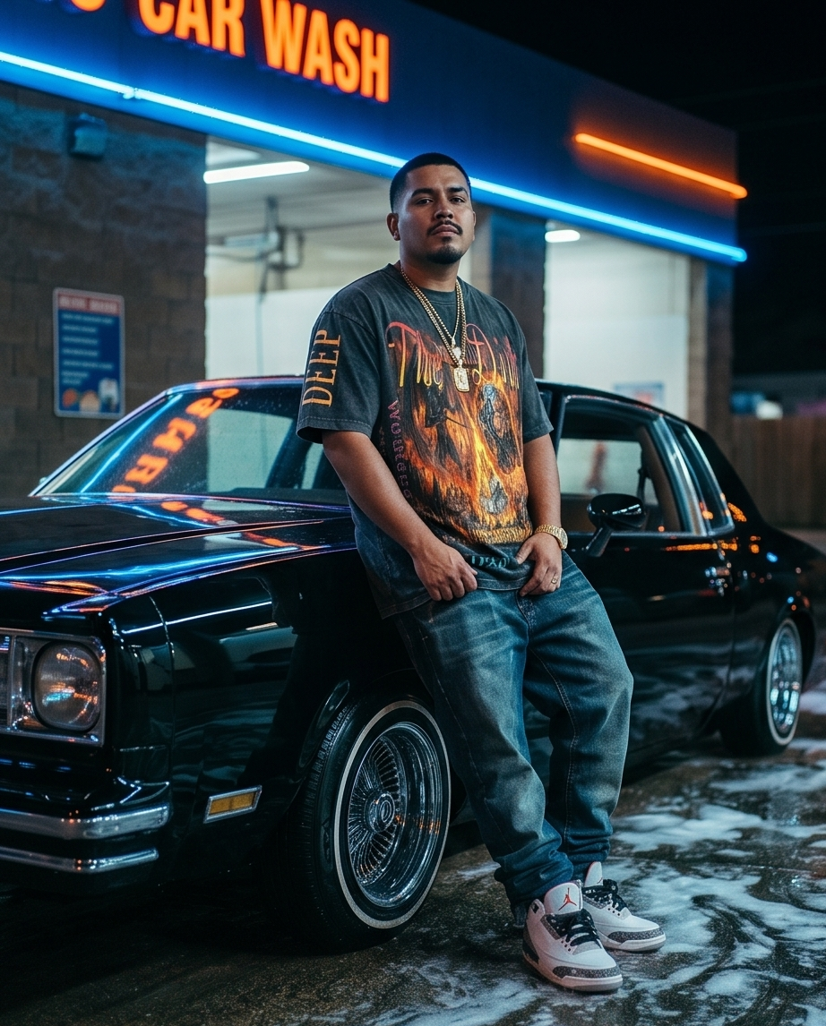 The Dirty South Kong — Urban Vintage Heavyweight Tee (M) — One‑of‑a‑Kind Streetwear