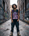 Black Vintage Washed Oversized Tank Top — XLarge  —  "The Hustlers Drop 2"