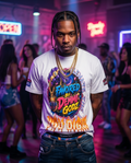 "Favored by Demmi Godz" — Urban Heavyweight T‑Shirt (Large) — One‑of‑a‑Kind Streetwear